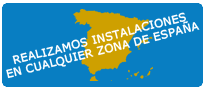 Realizamos instalaciones en cualquier zona de España